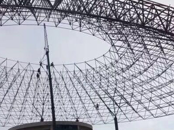 三清山篮球馆球形网架厂家价格